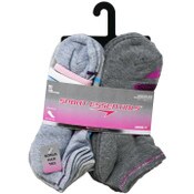Wholesale - 10pk GIRLS SPORT ESSENTIALS MULTI STRIPE GWP SOCKS SIZE 9-11, UPC: 701570876193